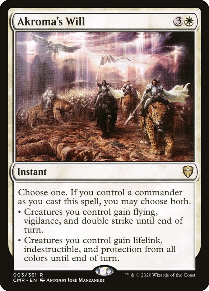 Voluntad de Akroma [Commander Legends] 