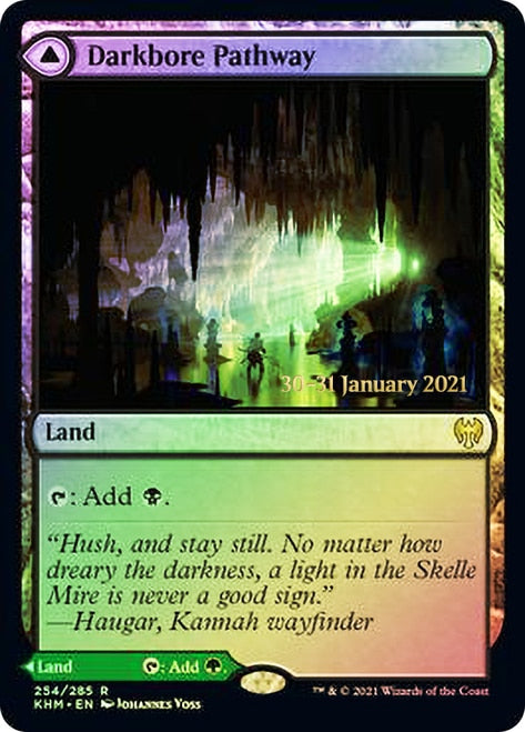 Camino Darkbore // Camino Slitherbore [Promociones de presentación de Kaldheim] 
