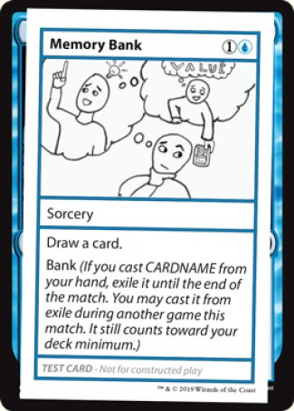 Memory Bank (edición 2021) [Tarjetas de prueba de juego Mystery Booster] 
