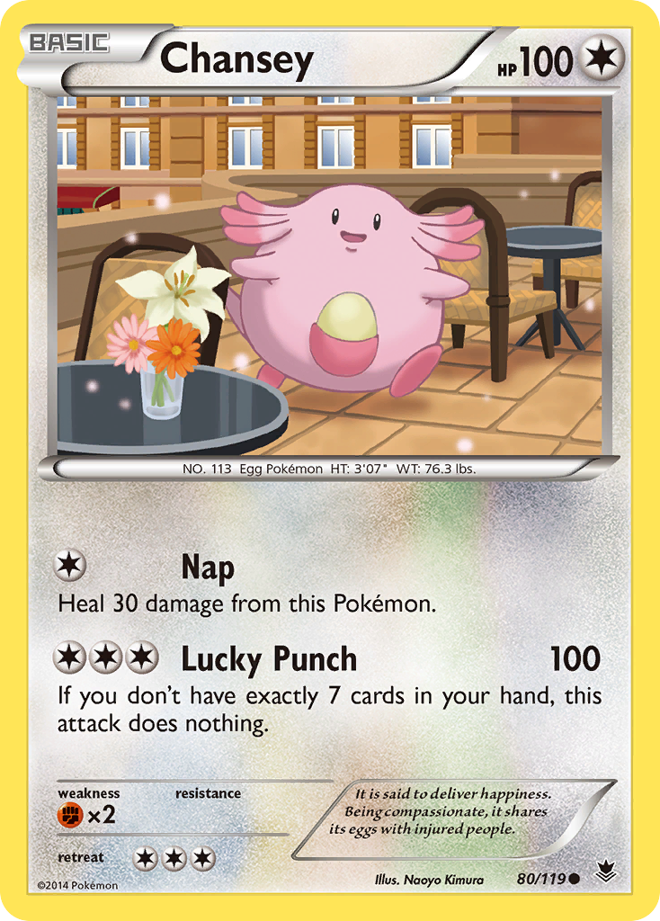 Chansey (80/119) [XY: Fuerzas fantasmas] 