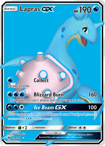 Lapras GX (139/149) [Sol y Luna: Conjunto básico] 