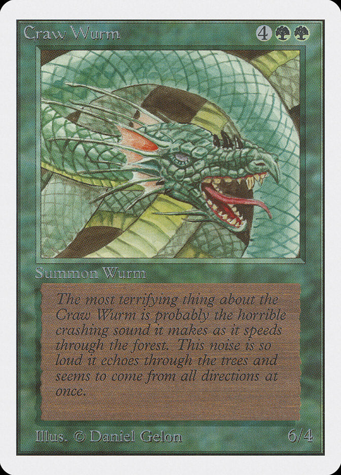 Craw Wurm [Edición ilimitada] 