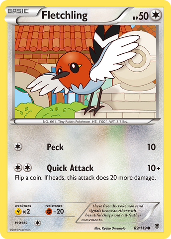 Fletchling (89/119) [XY: Fuerzas fantasma] 
