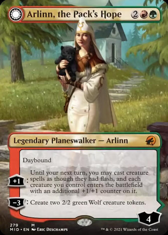 Arlinn, la esperanza de la manada // Arlinn, la furia de la luna (sin fronteras) [Innistrad: Midnight Hunt] 