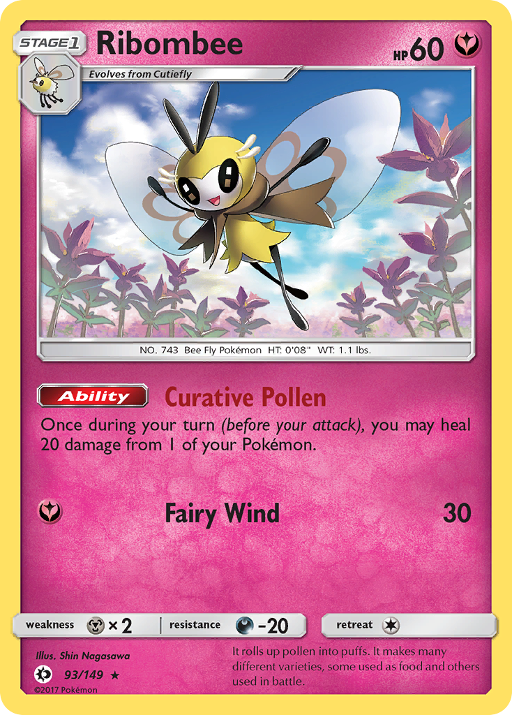 Ribombee (93/149) [Sol y Luna: Conjunto básico] 