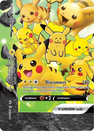 Pikachu V-UNION (SWSH141) (Celebraciones) [Sword &amp; Shield: Black Star Promos] 