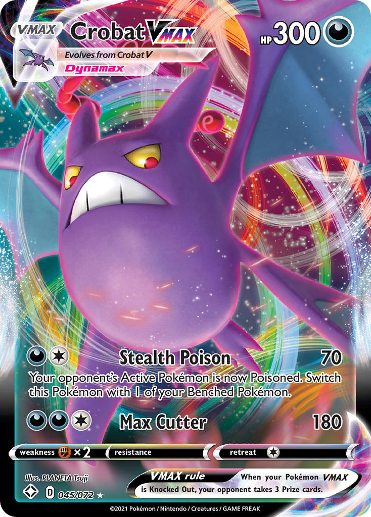 Crobat VMAX (045/072) [Espada y escudo: Destinos brillantes] 