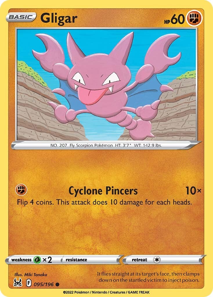 Gligar (095/196) [Espada y escudo: Origen perdido] 
