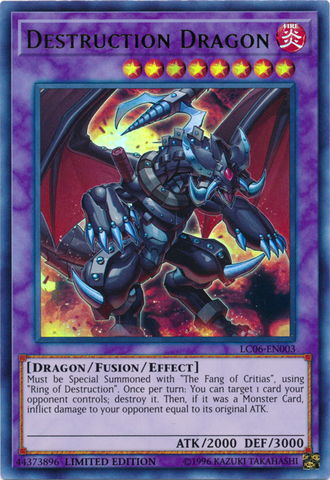 Dragón de destrucción - LC06-EN003 [LC06-EN003] Ultra raro 