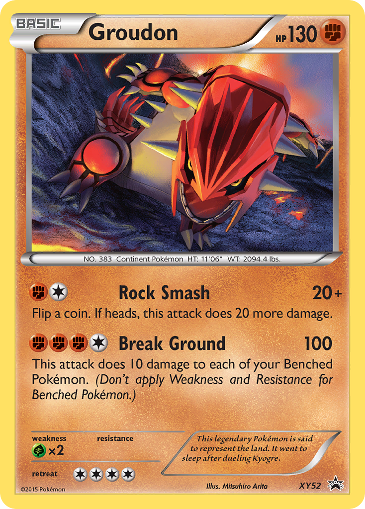 Groudon (XY52) [XY: Promociones de Black Star] 