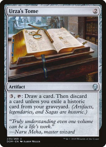 Tomo de Urza [Dominaria] 