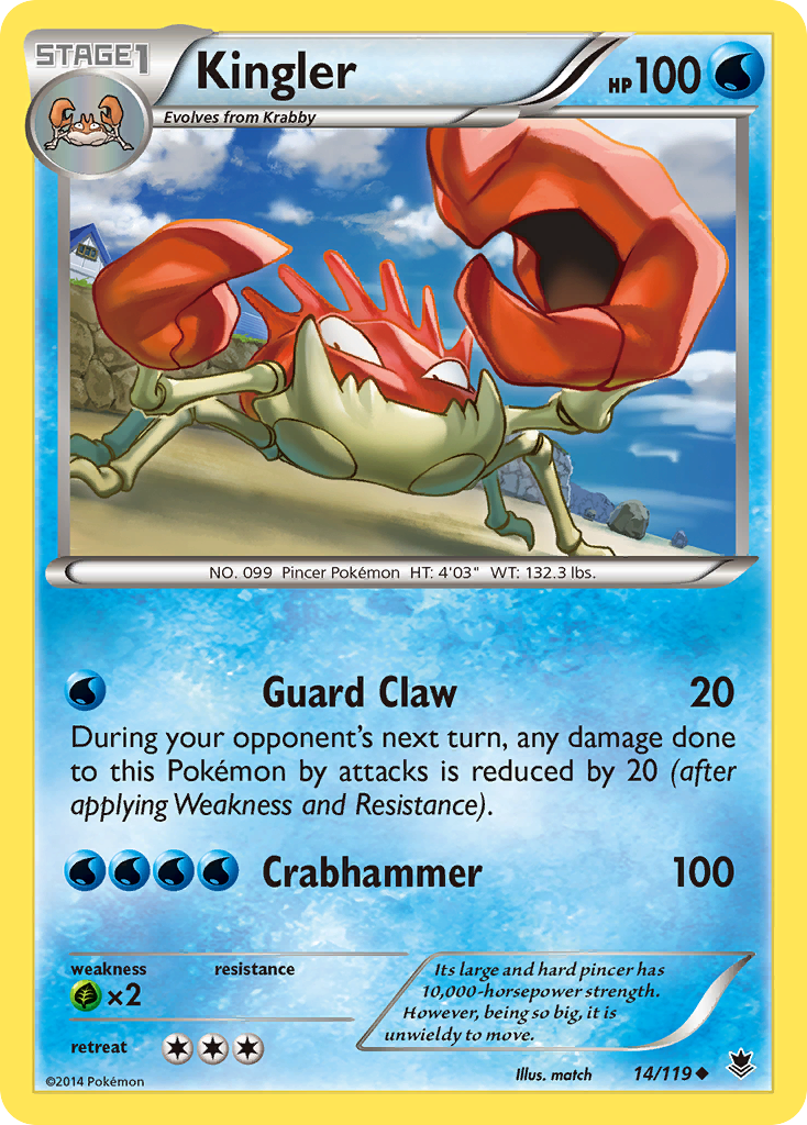 Kingler (14/119) [XY: Fuerzas fantasma] 