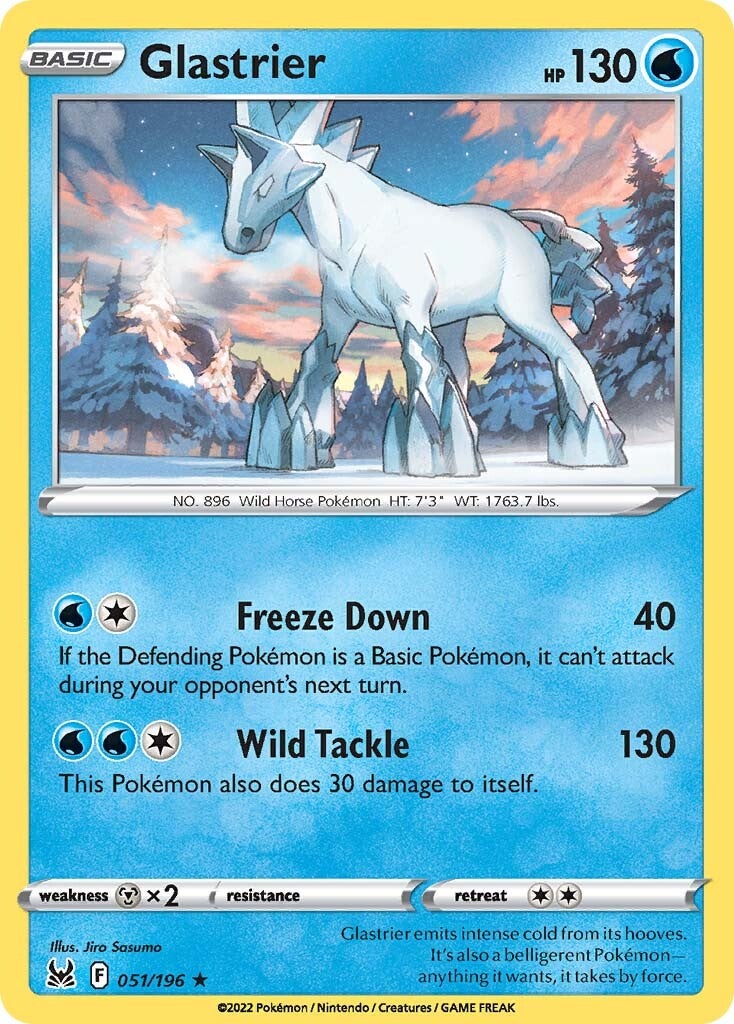 Glastrier (051/196) [Espada y escudo: Origen perdido] 
