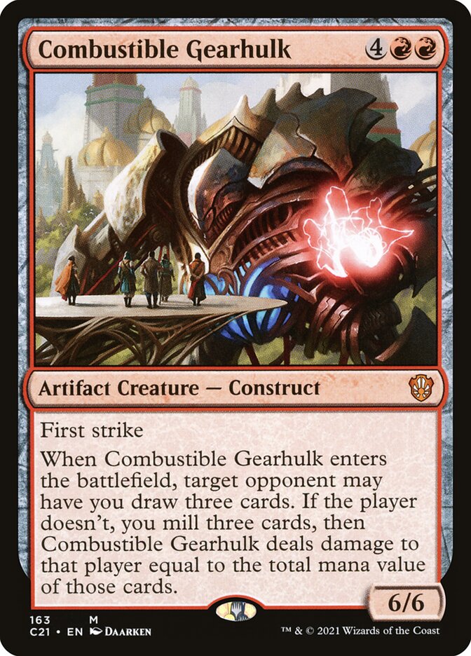 Gearhulk combustible [Commander 2021] 