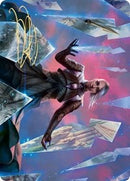 He aquí la tarjeta de arte del multiverso (firma estampada en oro) [Serie de arte Kaldheim] 