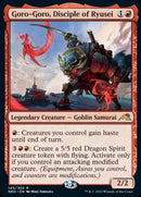 Goro-Goro, discípulo de Ryusei (paquete promocional) [Kamigawa: Neon Dynasty Promos] 