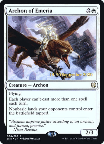 Arconte de Emeria [Promociones de presentación de Zendikar Rising] 