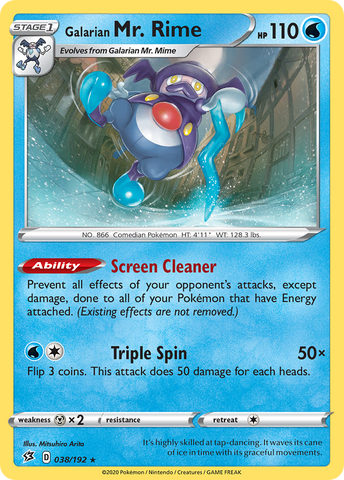 Sr. Rime de Galar (038/192) [Espada y escudo: Choque rebelde] 