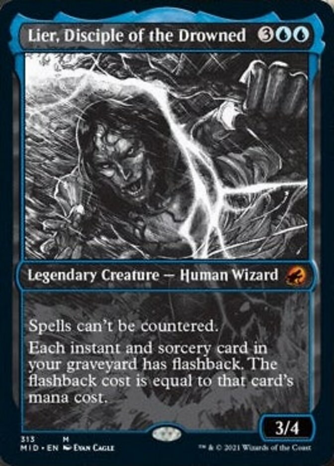 Lier, discípulo de los ahogados (Showcase Eternal Night) [Innistrad: Midnight Hunt] 