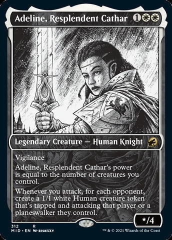 Adeline, cátara resplandeciente (Showcase Eternal Night) [Innistrad: Midnight Hunt] 