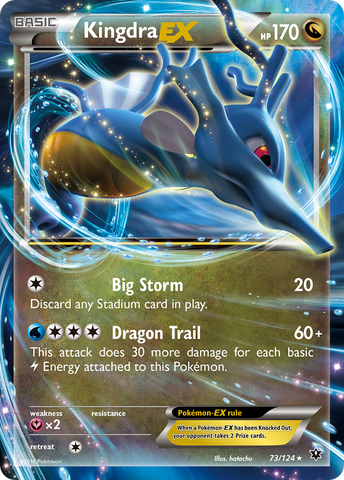 Kingdra EX (73/124) [XY: Destinos en colisión] 