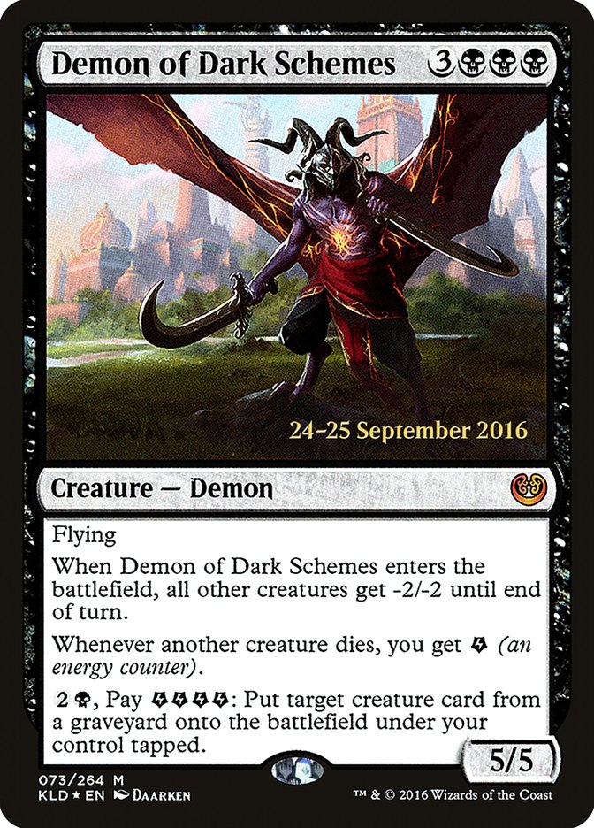Demon of Dark Schemes [Promociones de presentación de Kaladesh] 