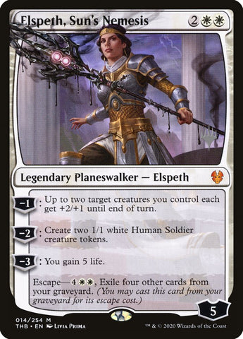Elspeth, Némesis del Sol (Paquete promocional) [Promociones de Theros Beyond Death] 