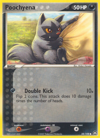 Poochyena (58/108) [EX: Guardianes del poder] 