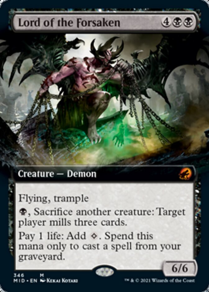 Señor de los Renegados (Arte extendido) [Innistrad: Caza de medianoche] 