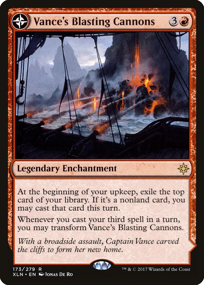 Cañones explosivos de Vance // Bastión Spitfire [Ixalan] 