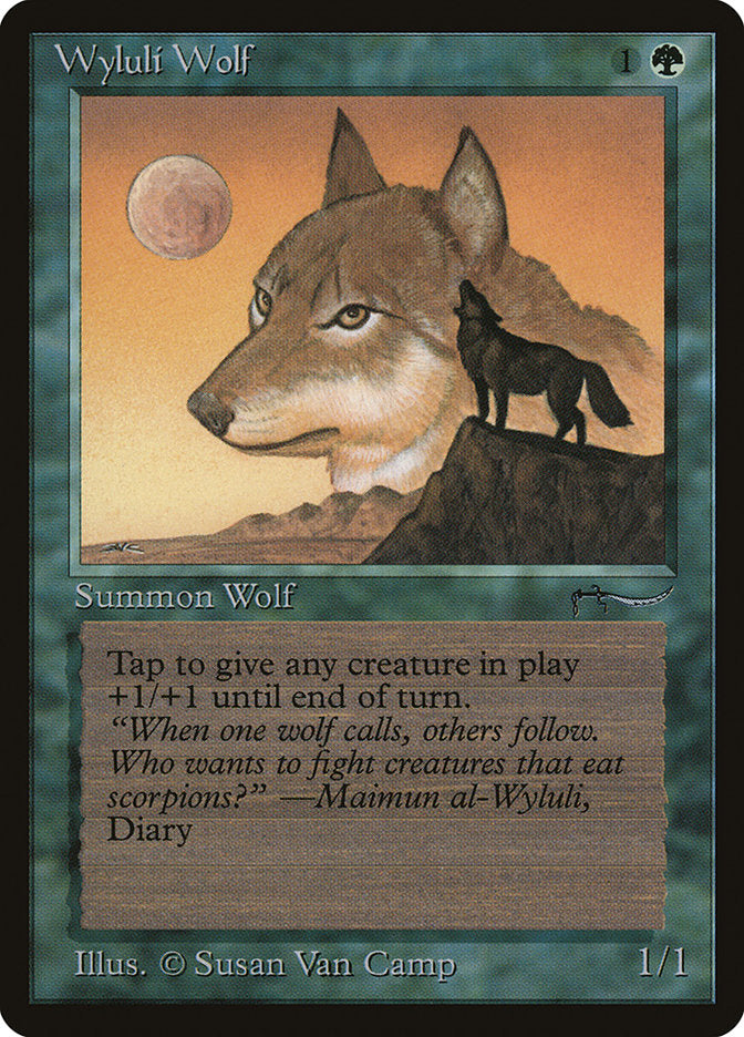 Wyluli Wolf (coste de maná oscuro) [Las mil y una noches] 