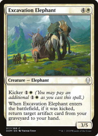 Elefante de excavación [Dominaria] 