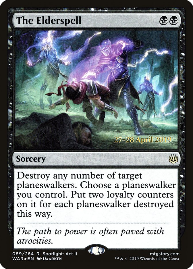 The Elderspell [Promociones de presentación de War of the Spark] 