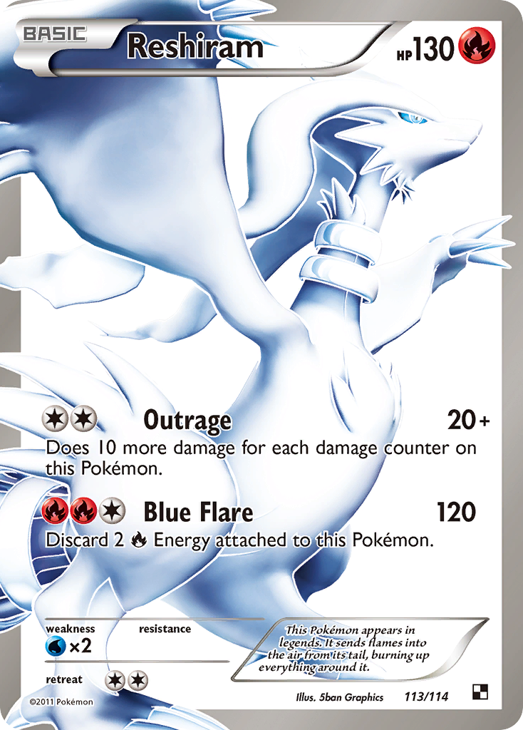 Reshiram (113/114) [Blanco y negro: Conjunto básico] 