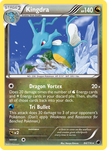 Kingdra (84/116) [Blanco y negro: Plasma Freeze] 