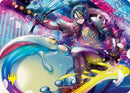 Tatsunari, tarjeta artística de Toad Rider (firma estampada en oro) [Kamigawa: Neon Dynasty Art Series] 