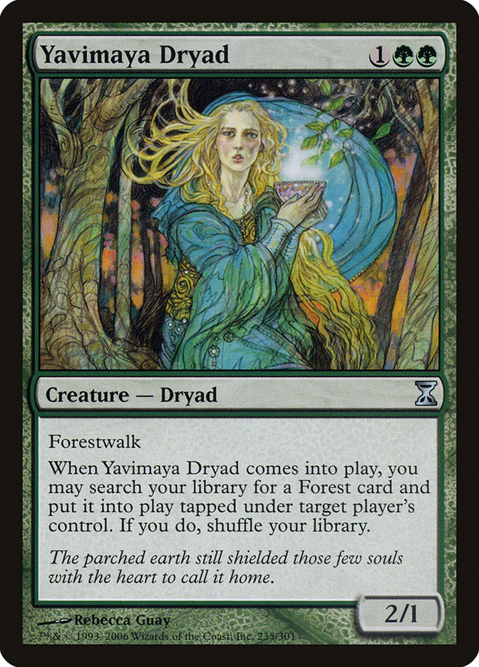 Yavimaya Dryad [Espiral del tiempo] 