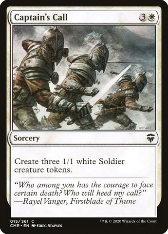 Llamada del capitán [Commander Legends] 