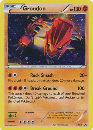 Groudon (XY52) (Tarjeta Jumbo) [XY: Promociones Black Star] 
