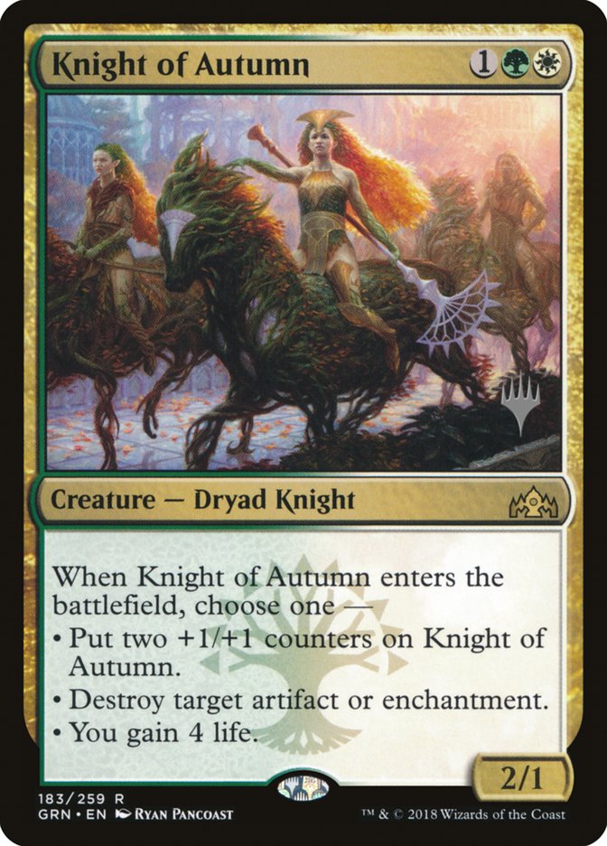 Caballero del Otoño (Paquete promocional) [Promociones de Guilds of Ravnica] 
