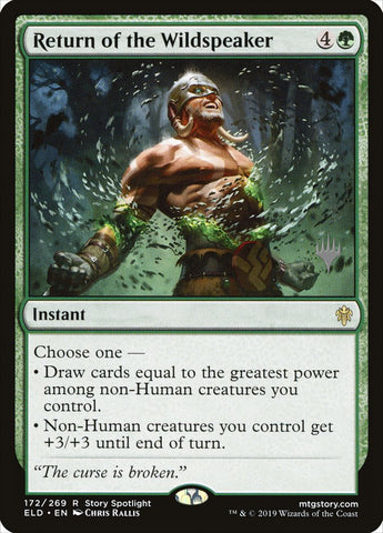 El regreso del Orador Salvaje (Paquete promocional) [Promociones del Trono de Eldraine] 