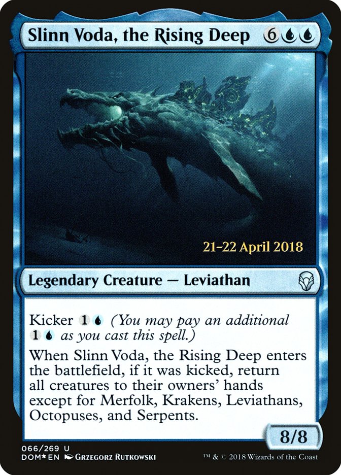Slinn Voda, the Rising Deep [Promociones de presentación de Dominaria] 