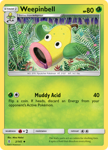 Weepinbell (2/145) [Sol y Luna: Guardianes en ascenso] 
