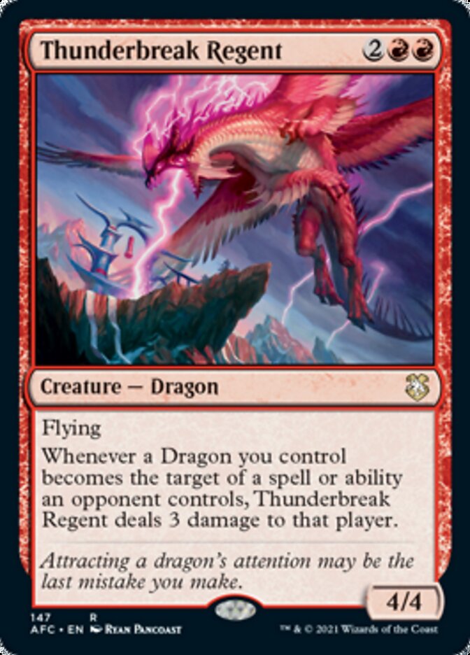 Thunderbreak Regent [Dragones y Mazmorras: Aventuras en los Reinos Olvidados Commander] 