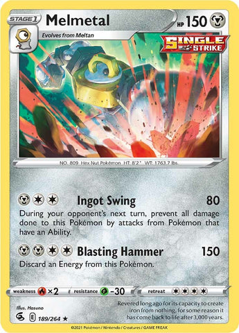 Melmetal (189/264) [Espada y escudo: Golpe de fusión] 