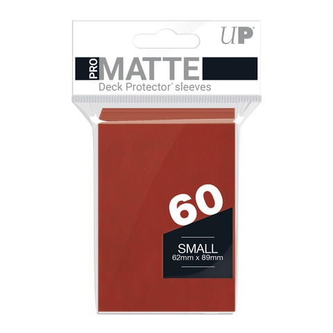 Ultra PRO: Fundas pequeñas de 60 ct - PRO-Matte (Rojo) 