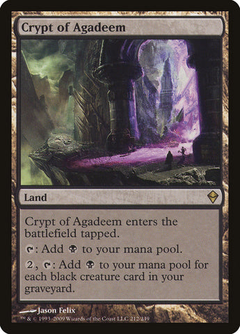 Cripta de Agadeem [Zendikar] 