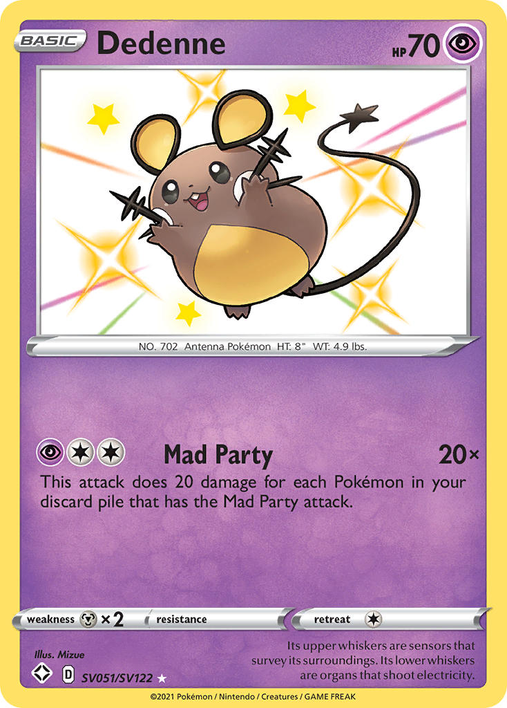Dedenne (SV051/SV122) [Espada y escudo: Destinos brillantes] 