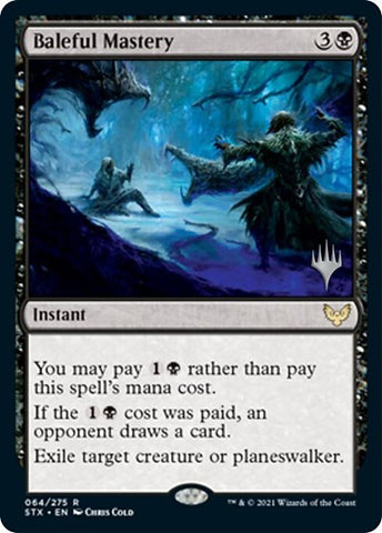 Baleful Mastery (Paquete promocional) [Strixhaven: Promociones de la Escuela de Magos] 