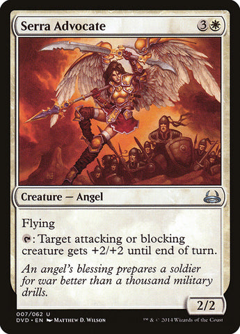 Serra Advocate (Divino vs. Demoníaco) [Antología de Duel Decks] 